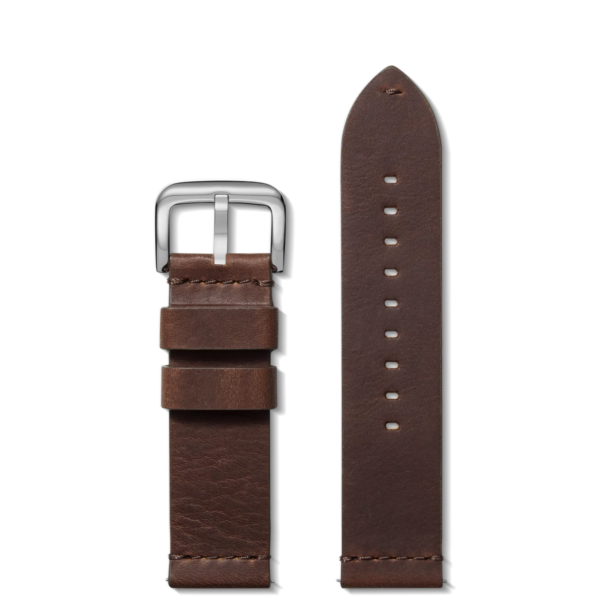 24mm Cattail Leather Watch Strap