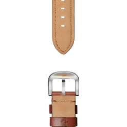 20mm Dark Cognac Leather Watch Strap