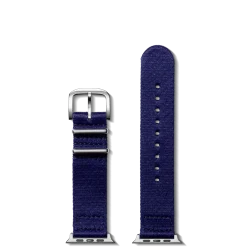 20mm Dark Navy Split Nylon Apple Watch Strap