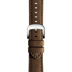 20mm Dark Nut Brown Leather Watch Strap