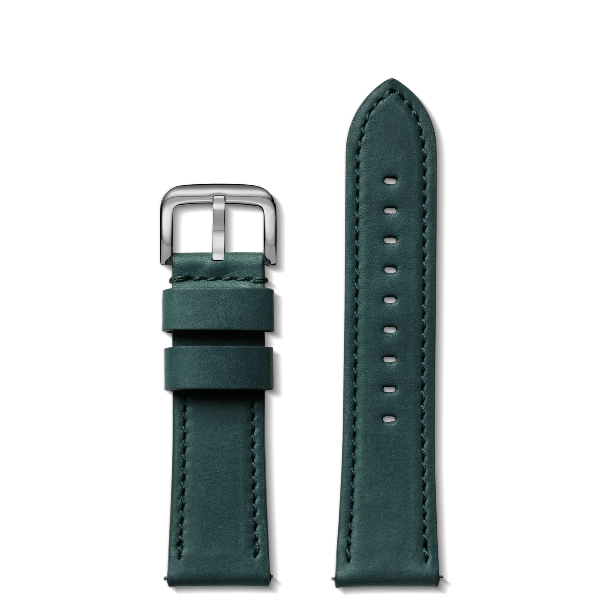 24mm Evergreen Leather Watch Strap