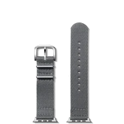 20mm Gray Split Nylon Apple Watch Strap