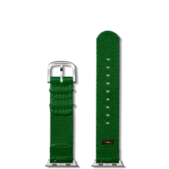 20mm Green Split Nylon Apple Watch Strap