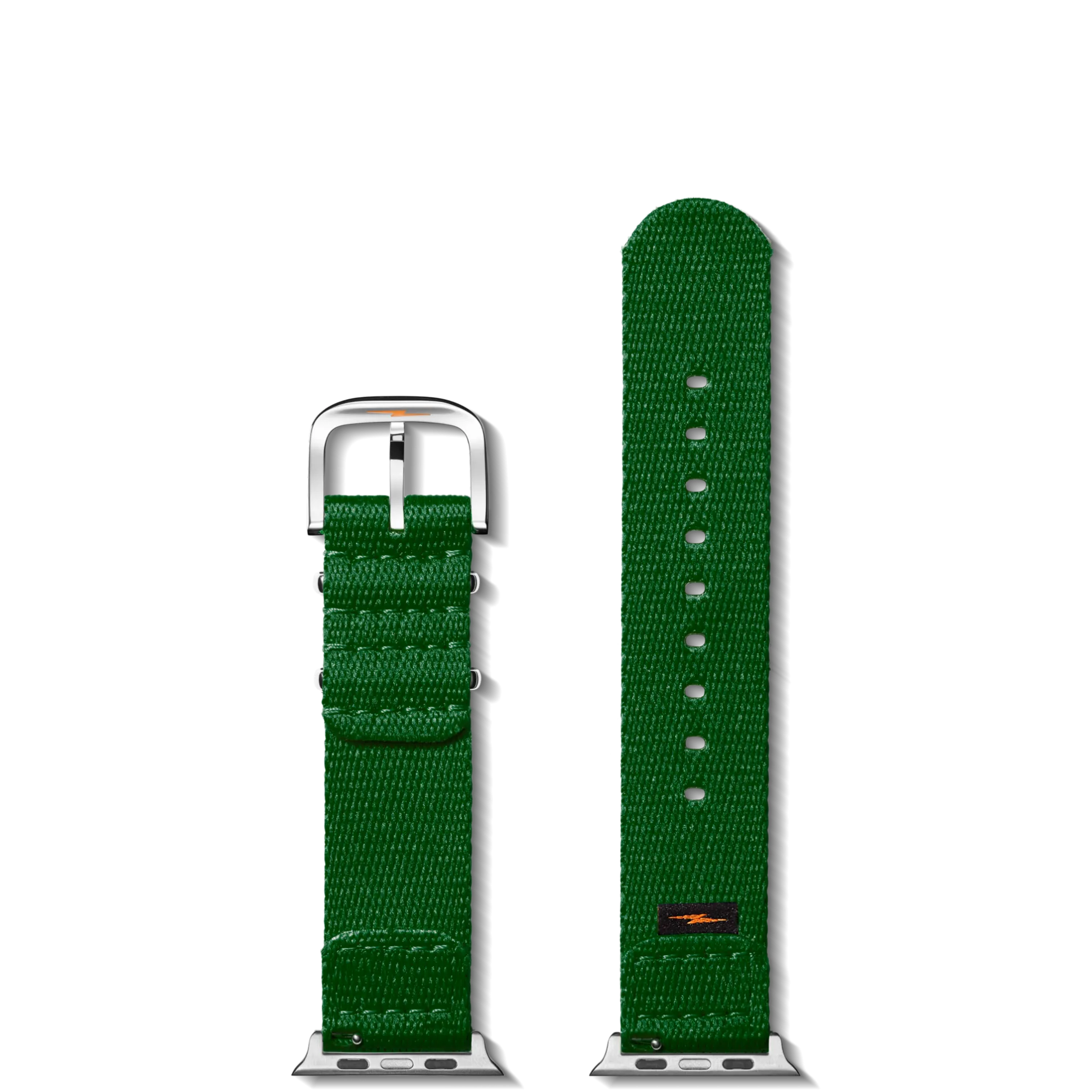 20mm Green Split Nylon Apple Watch Strap
