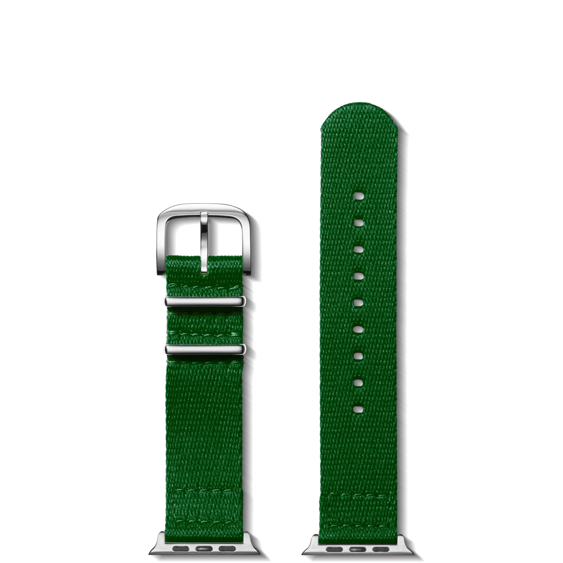 20mm Green Split Nylon Apple Watch Strap
