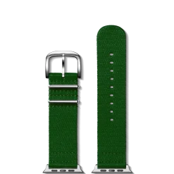 24mm Green Split Nylon Apple Watch Strap