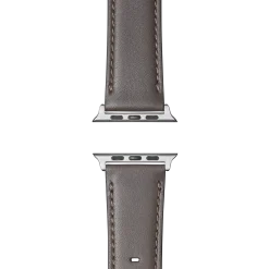 20mm Heather Gray Leather Apple Watch Strap
