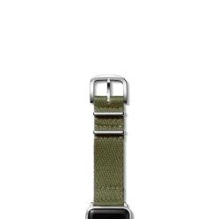 20mm Khaki Split Nylon Apple Watch Strap