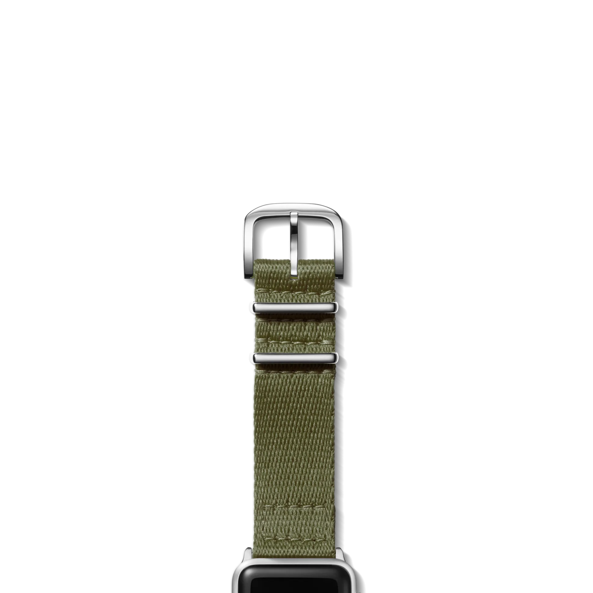 20mm Khaki Split Nylon Apple Watch Strap