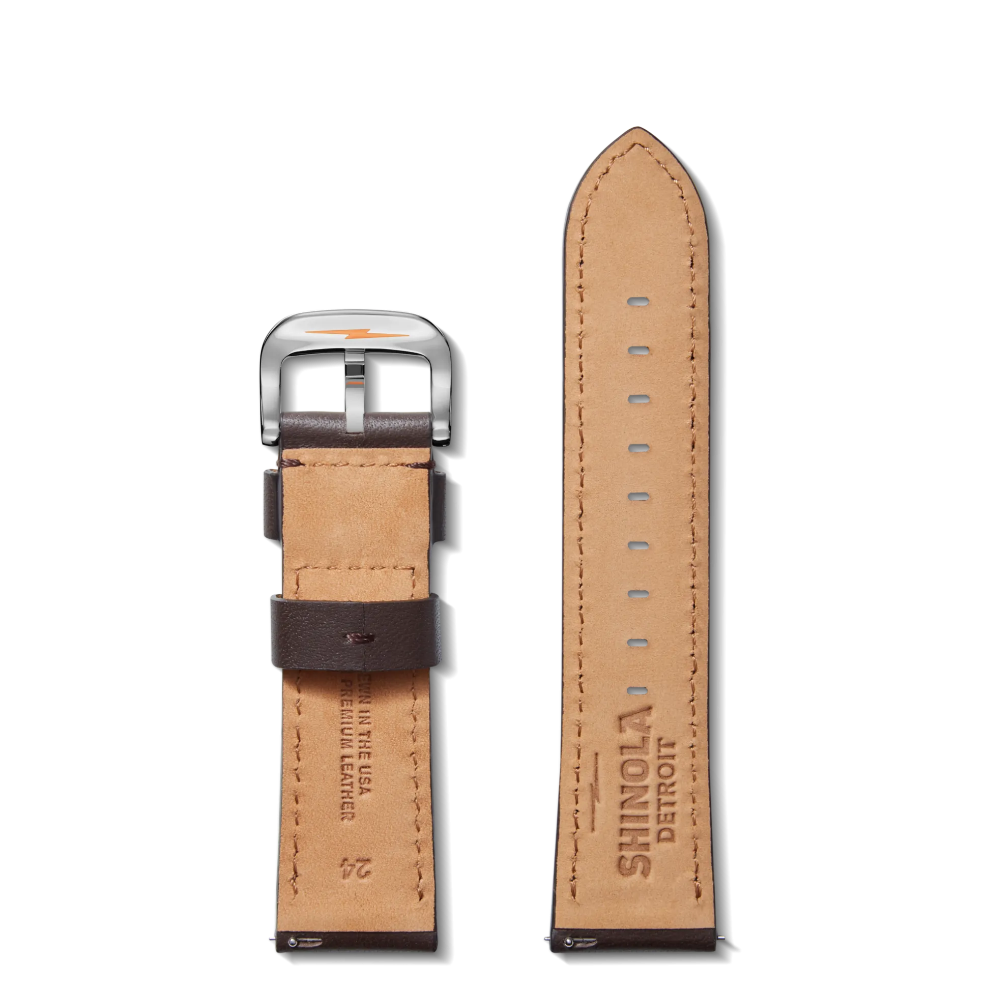 24mm Kodiak Leather Watch Strap