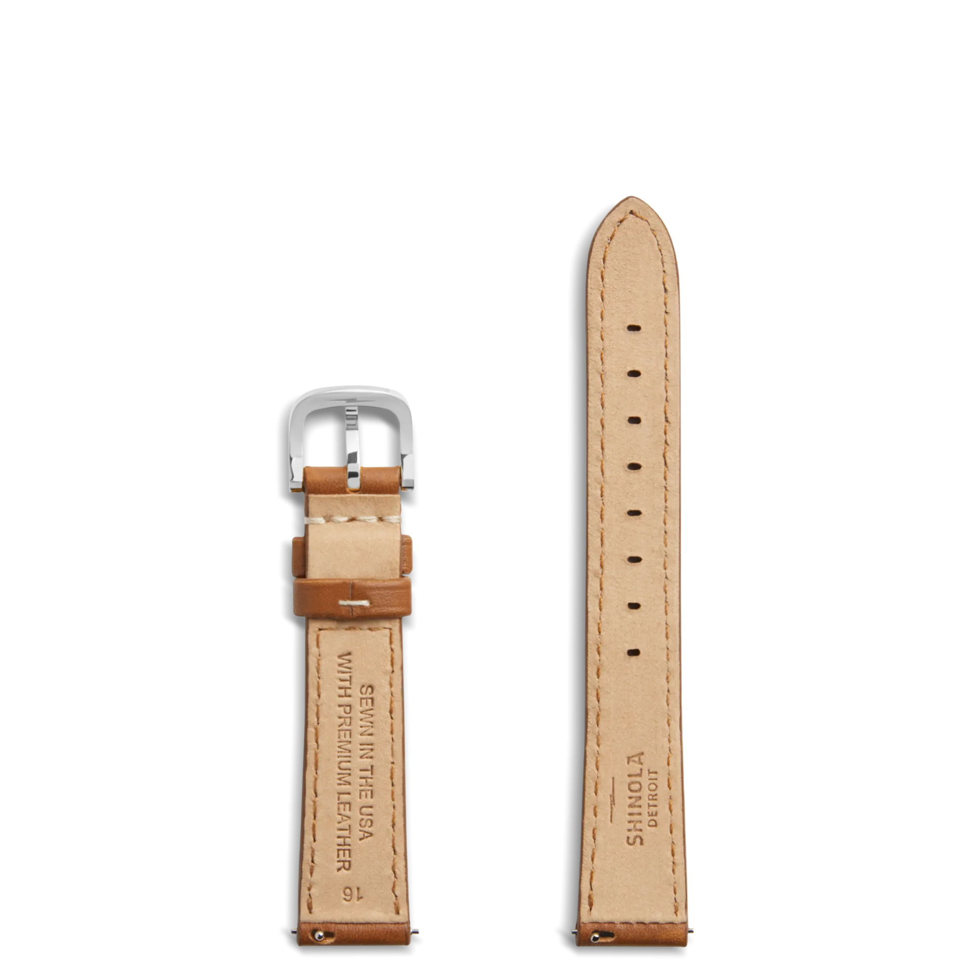 16mm Leather Watch Strap