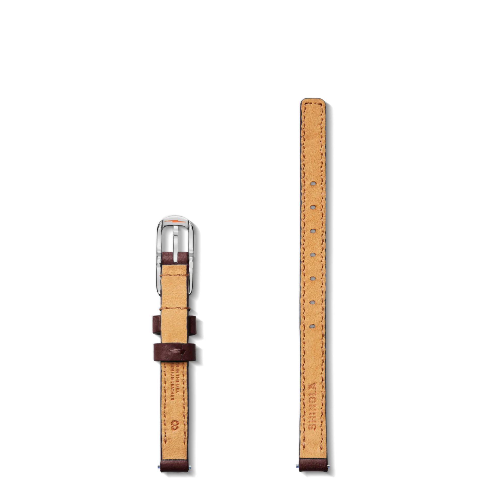 8mm Merlot Leather Watch Strap