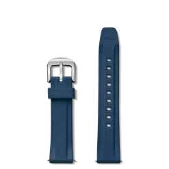20mm Midnight Blue Rubber Watch Strap