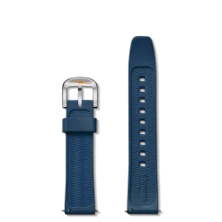 20mm Midnight Blue Rubber Watch Strap