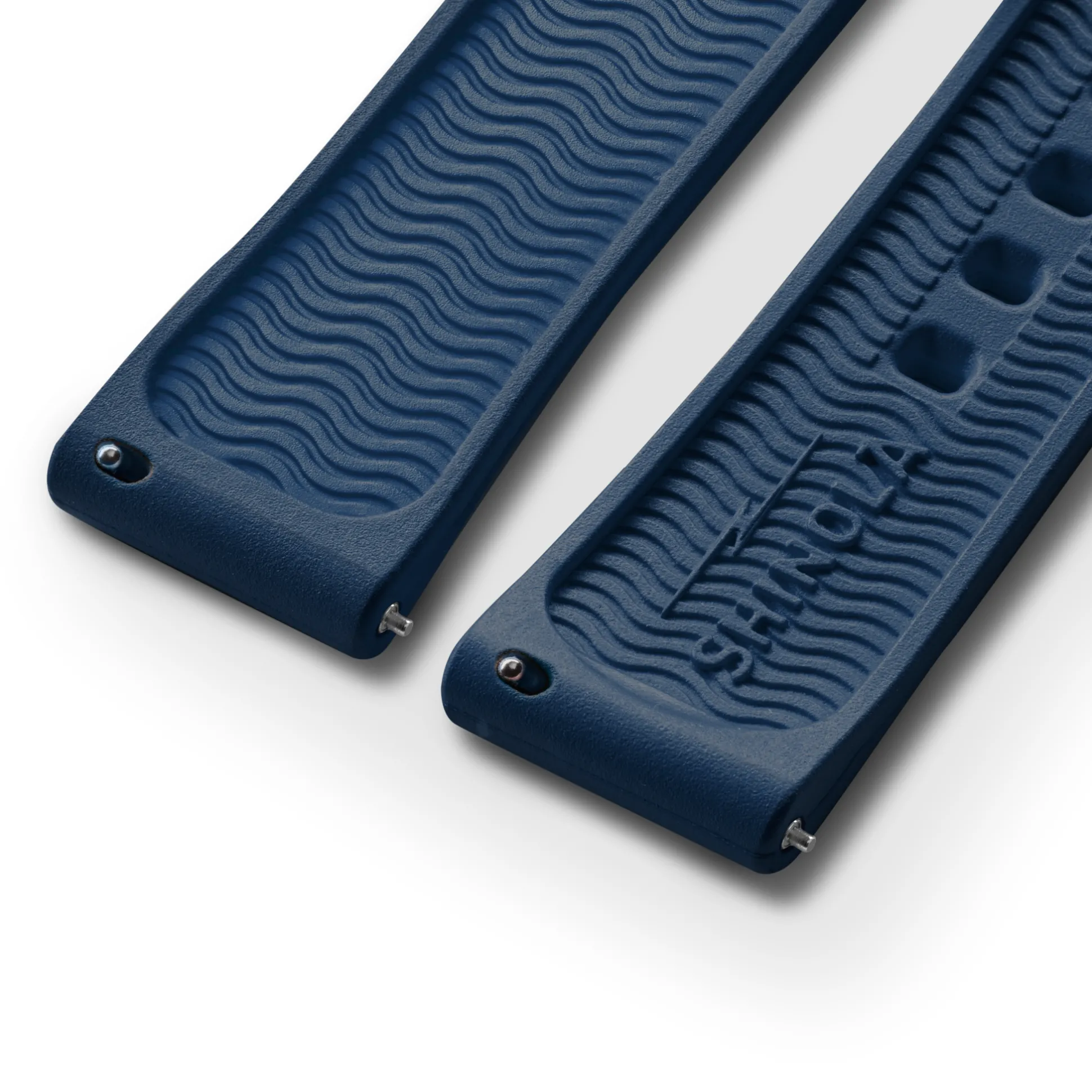 20mm Midnight Blue Rubber Watch Strap