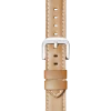 24mm Natural Leather Watch Strap