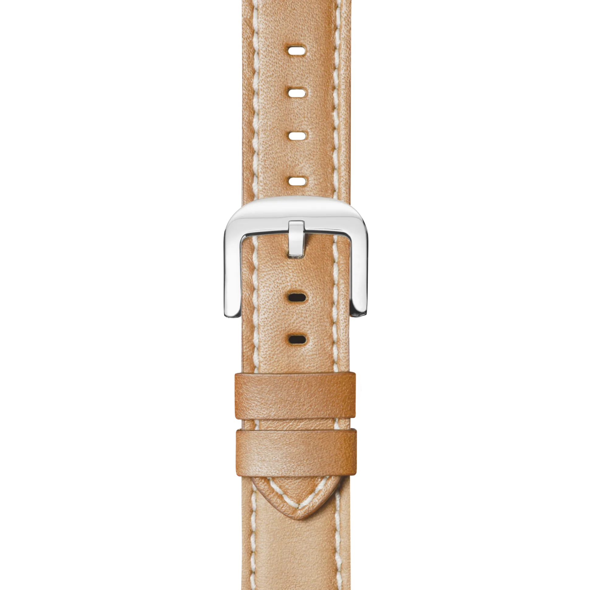 24mm Natural Leather Watch Strap