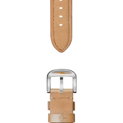 24mm Natural Leather Watch Strap