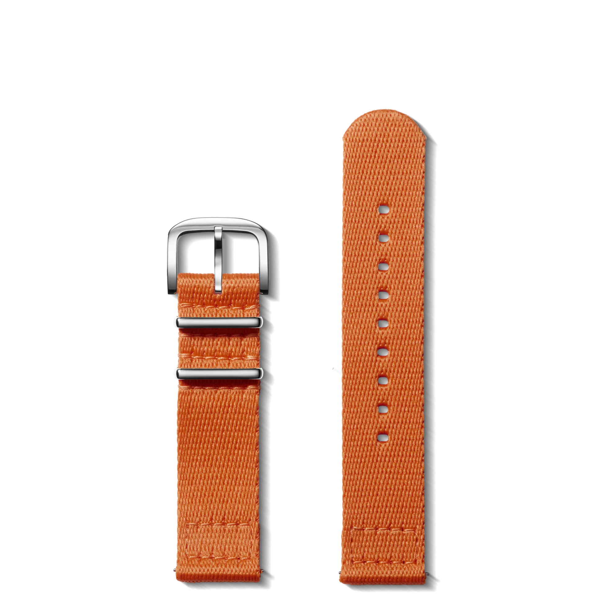 20mm Orange G10 Nylon Watch Strap