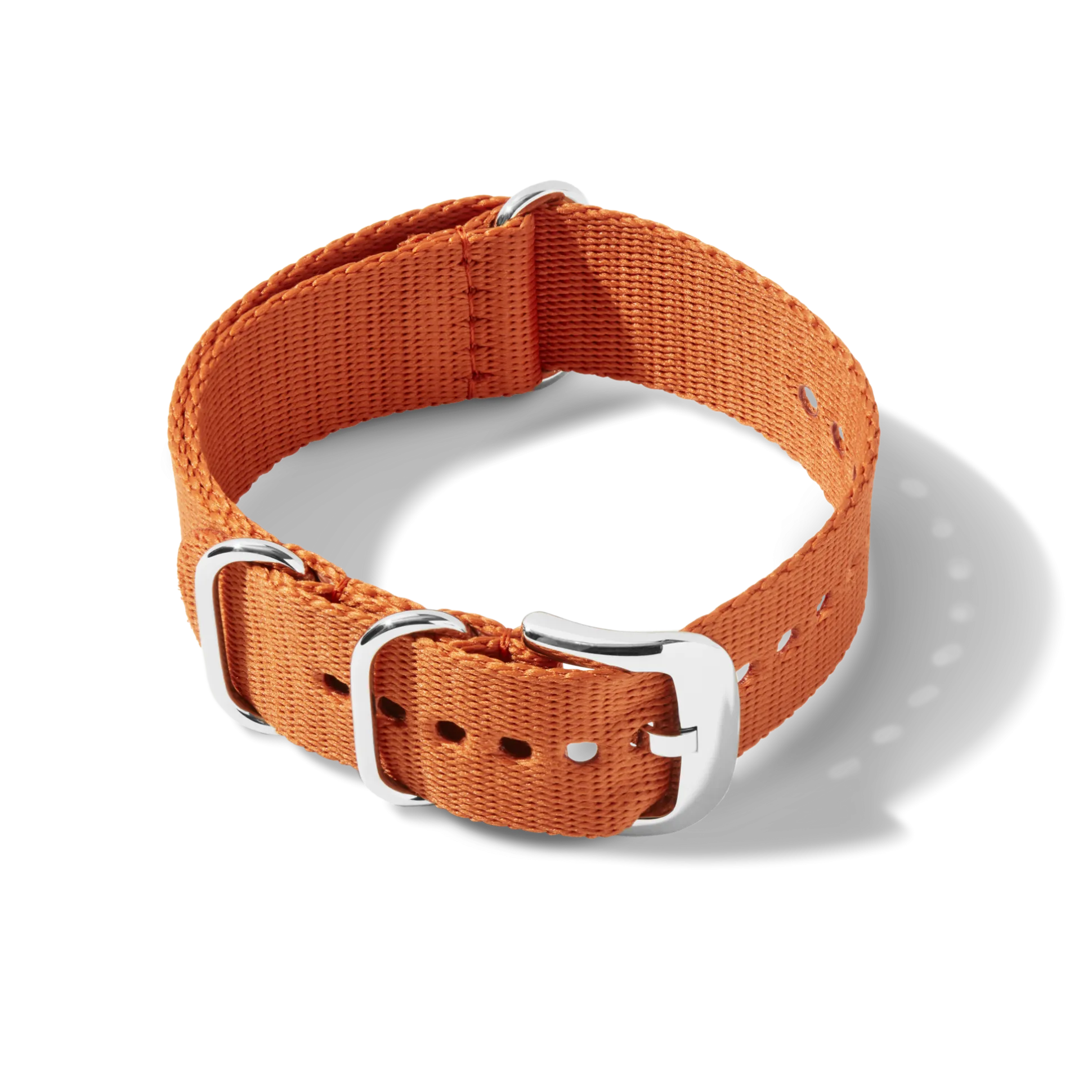 22mm Orange G10 Nylon Watch Strap