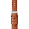 20mm Orange Leather Apple Watch Strap