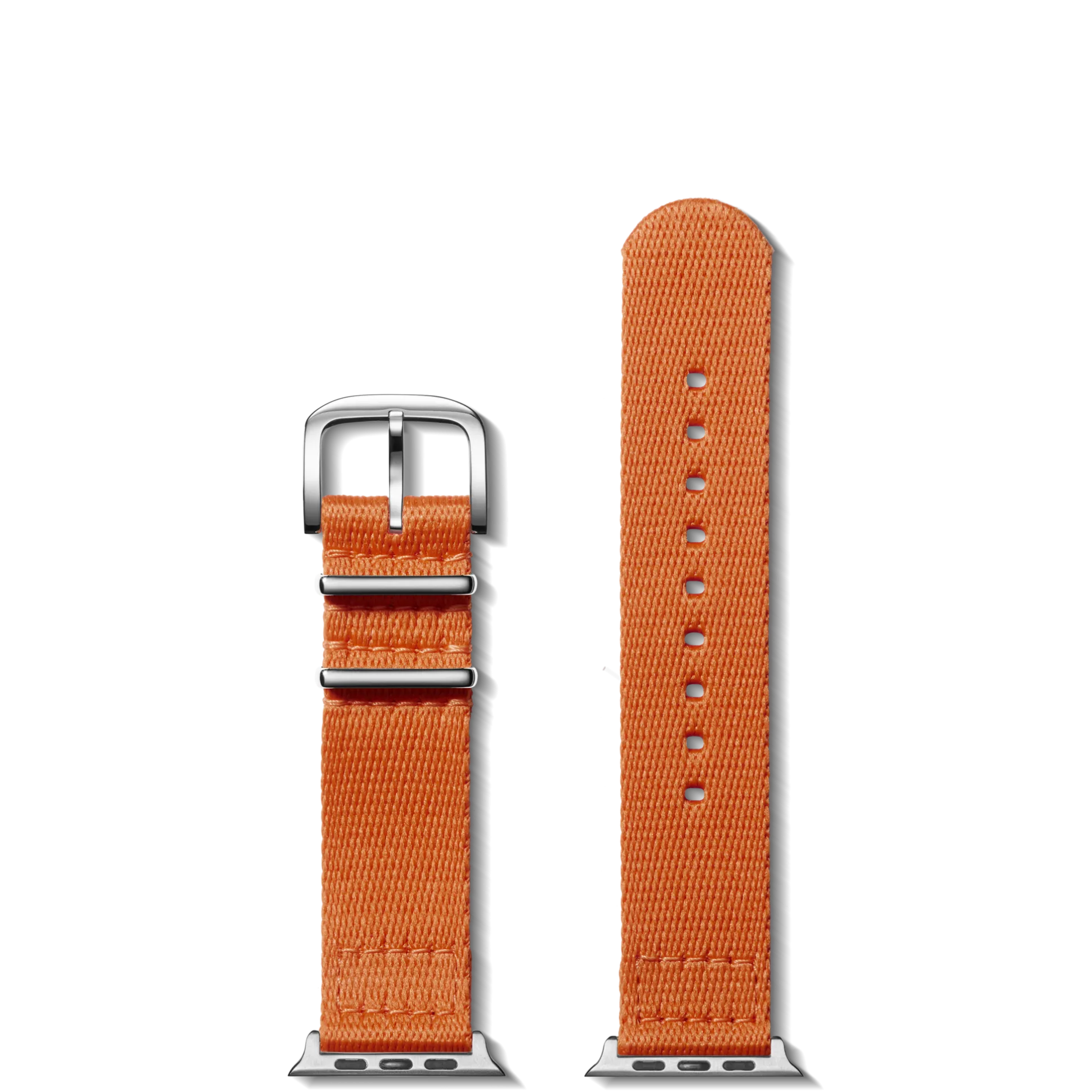 20mm Orange Split Nylon Apple Watch Strap