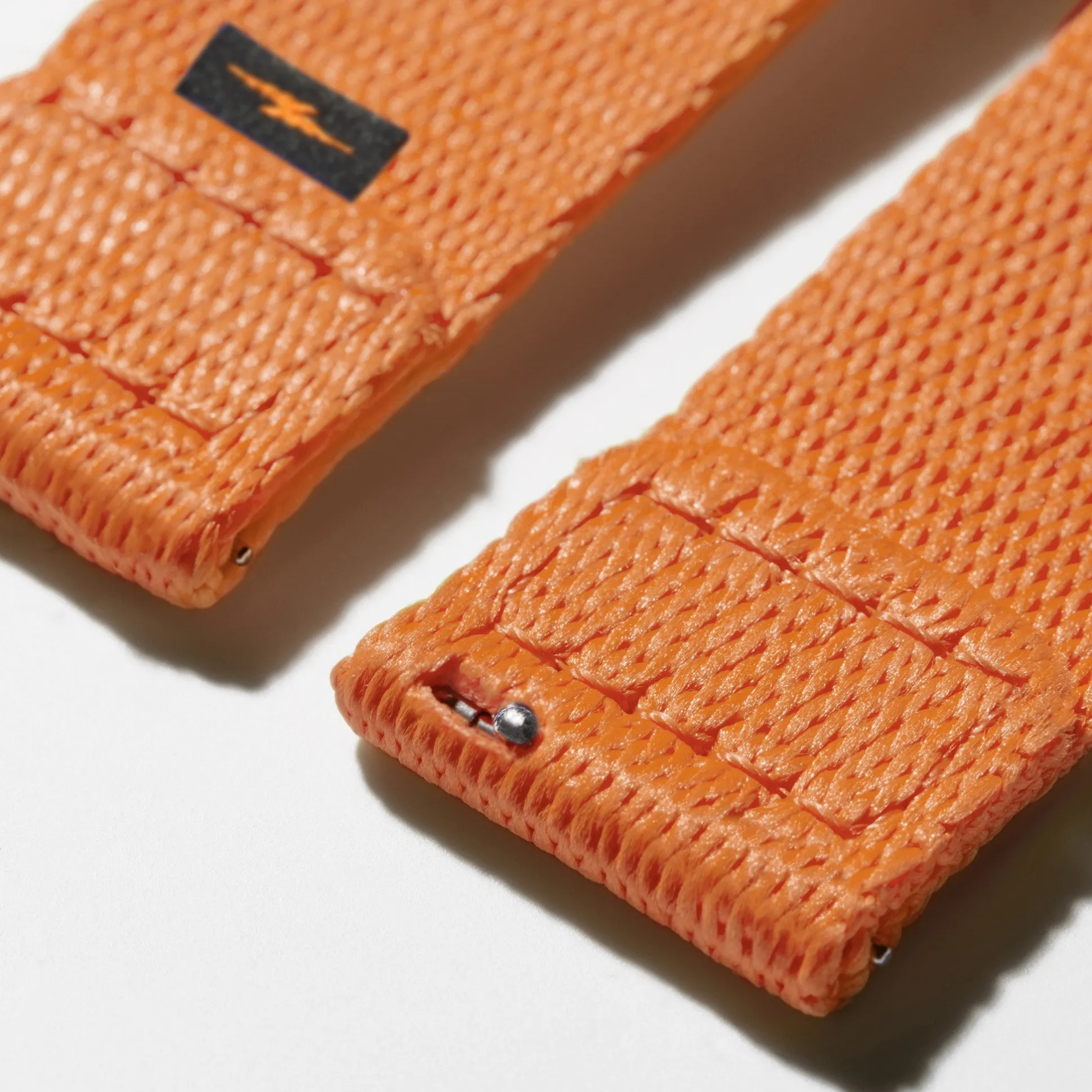 20mm Orange Split Nylon Apple Watch Strap