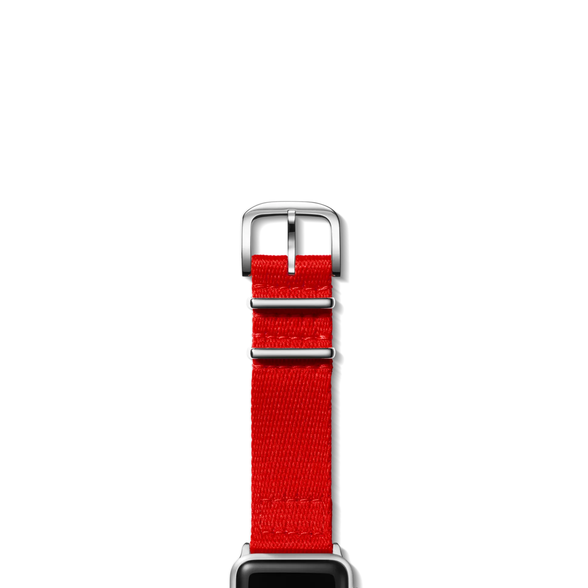 20mm Red Split Nylon Apple Watch Strap
