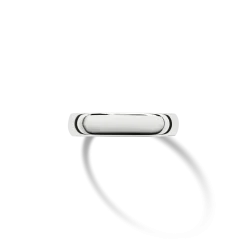 4mm Round White Gold Band