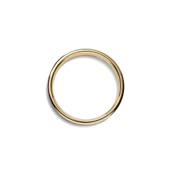 4mm Round Yellow Gold Band