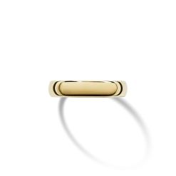 4mm Round Yellow Gold Band