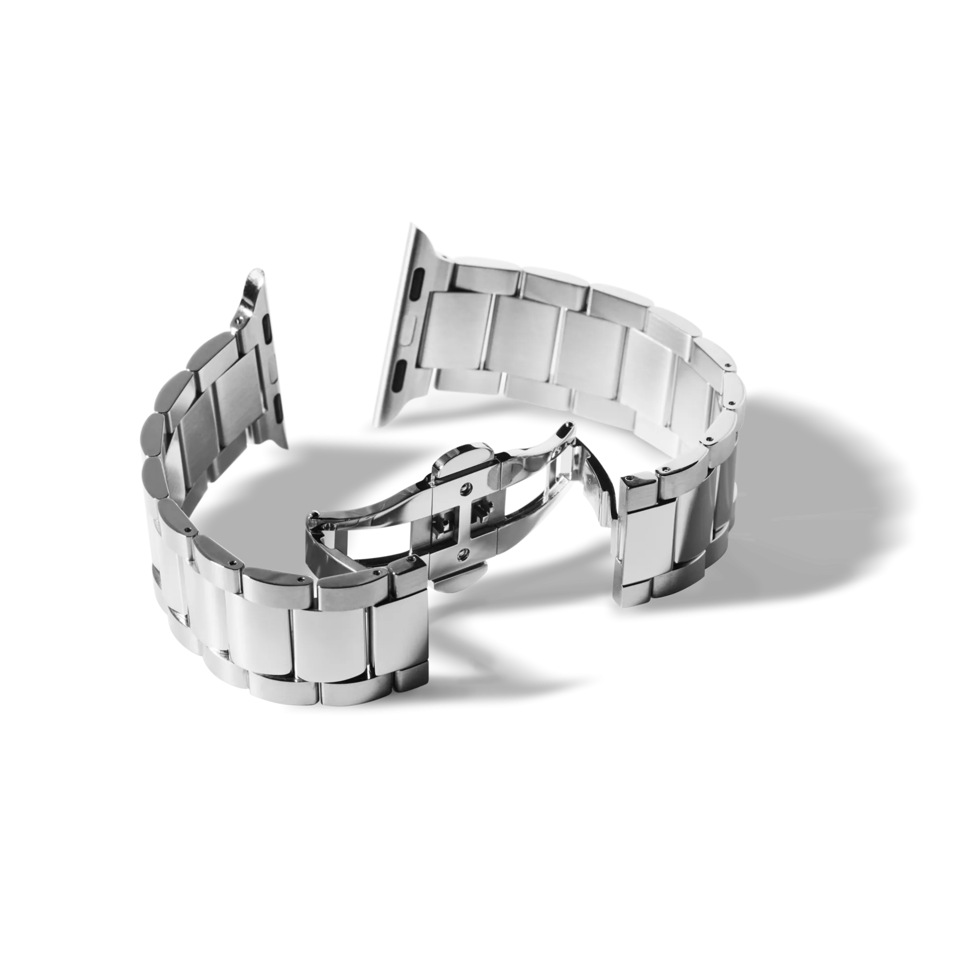 24mm Stainless Steel 3-Link Apple Watch Bracelet