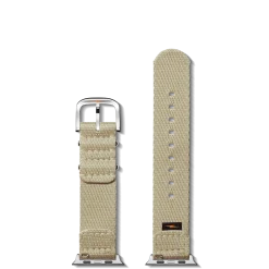 20mm Tan Split Nylon Apple Watch Strap