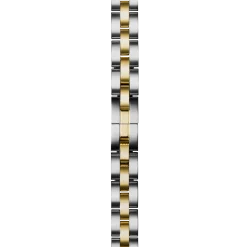 8mm Two-Tone 3-Link Bracelet