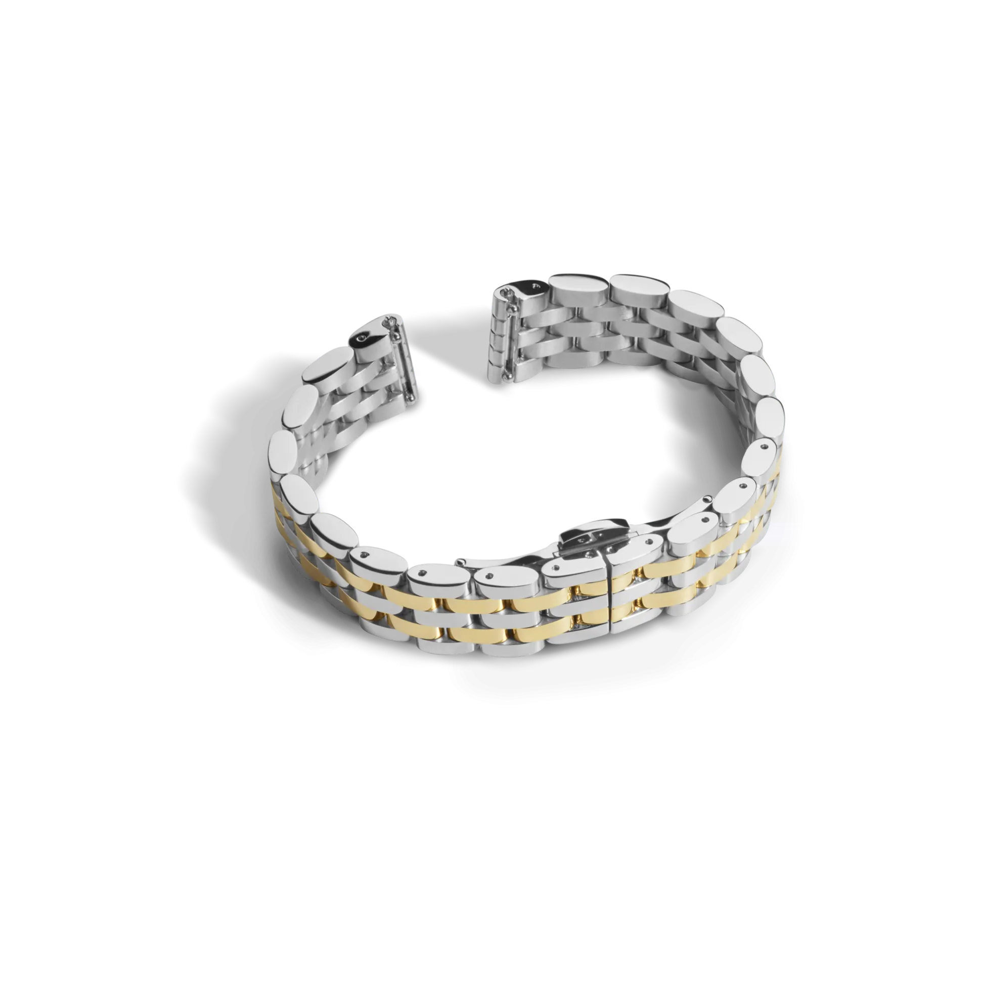 14mm Two-Tone 5-Link Bracelet