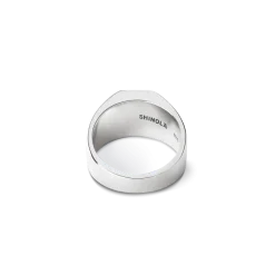 Octagonal Lapis Signet Ring
