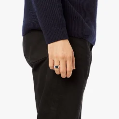 Octagonal Onyx Signet Ring