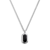 Onyx Tag Necklace