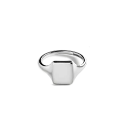 Petite Rectangular Signet Ring