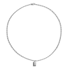 Petite Rectangular Tag Necklace