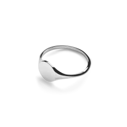 Petite Round Signet Ring
