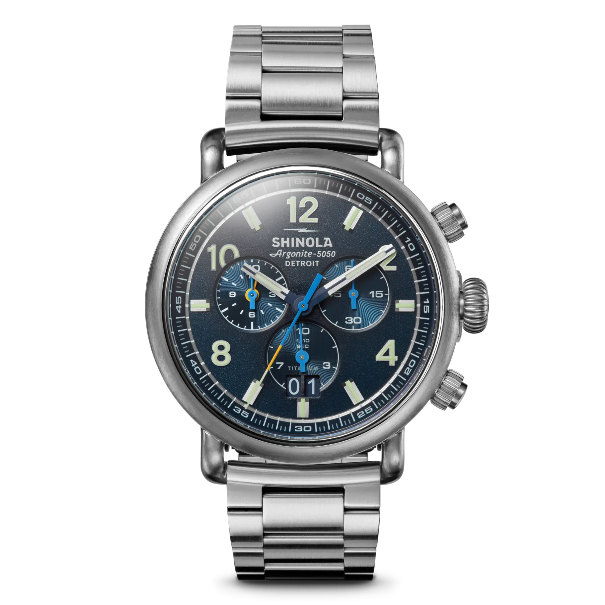 Runwell Chronograph West Wind Watch Gift Set with Additional Strap