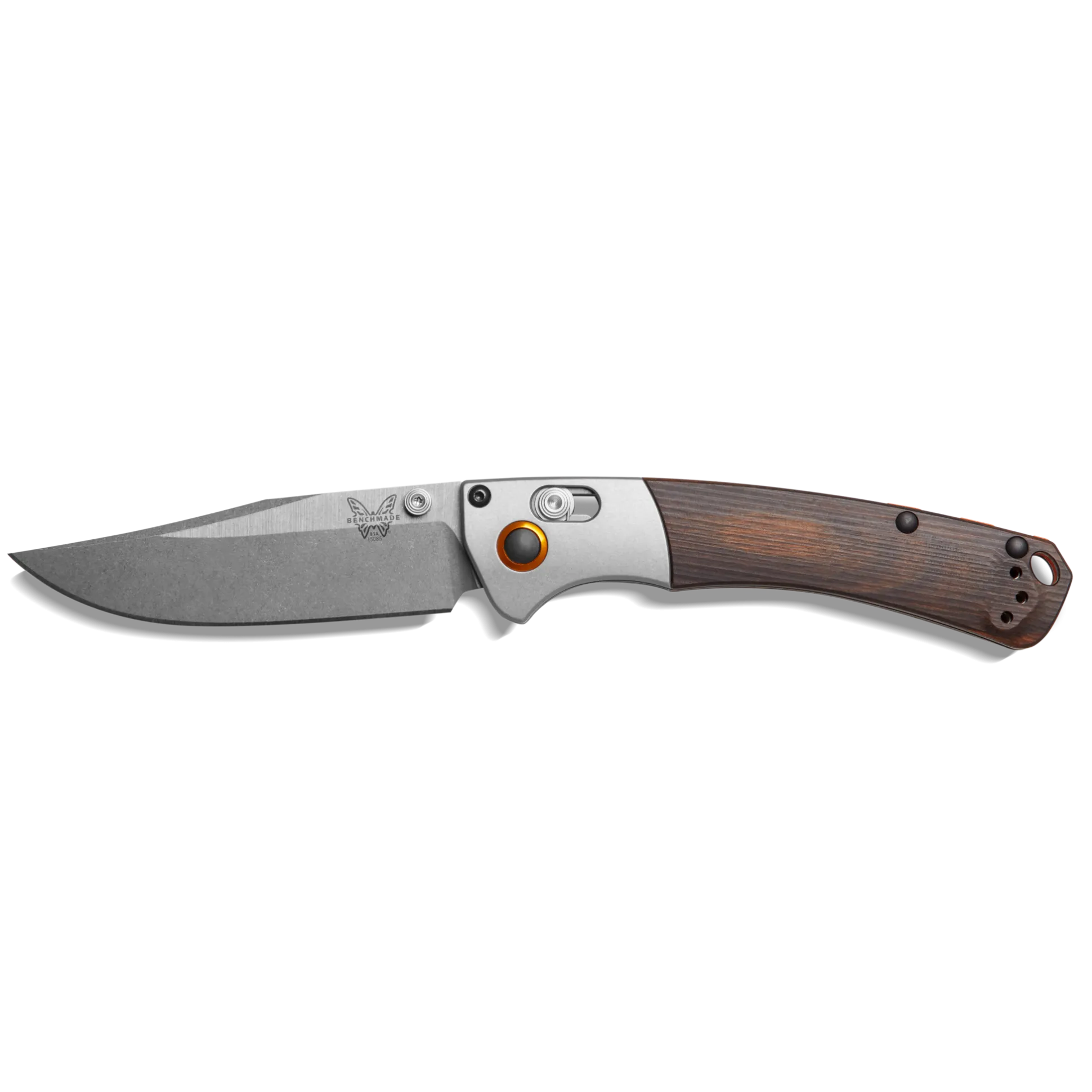 Shinola + Benchmade Mini Crooked River Pocket Knife