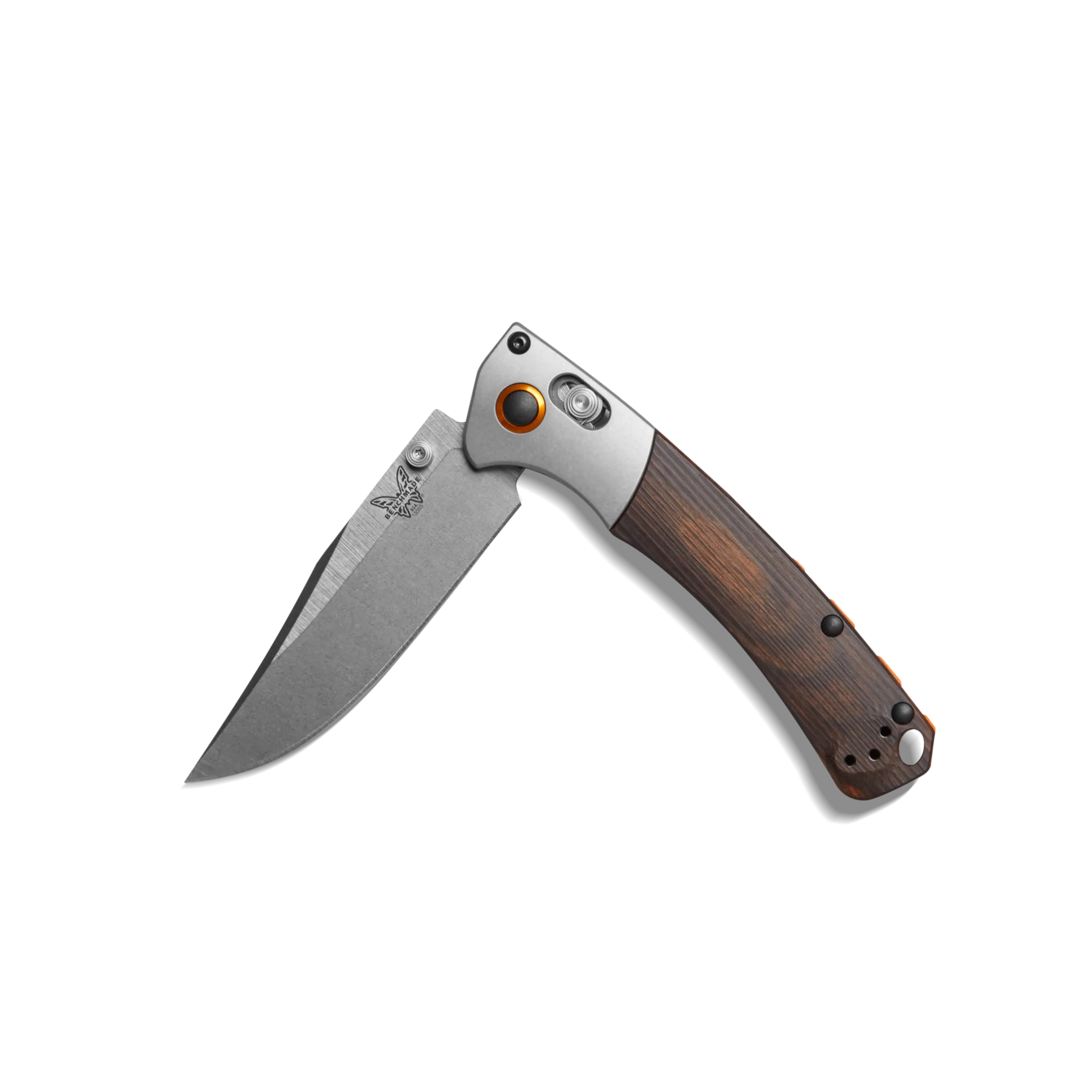 Shinola + Benchmade Mini Crooked River Pocket Knife