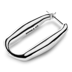 Signature Link Hoop Earrings