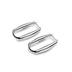Signature Link Hoop Earrings