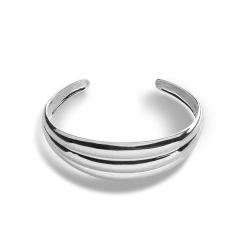 Signature Silver Statement Cuff