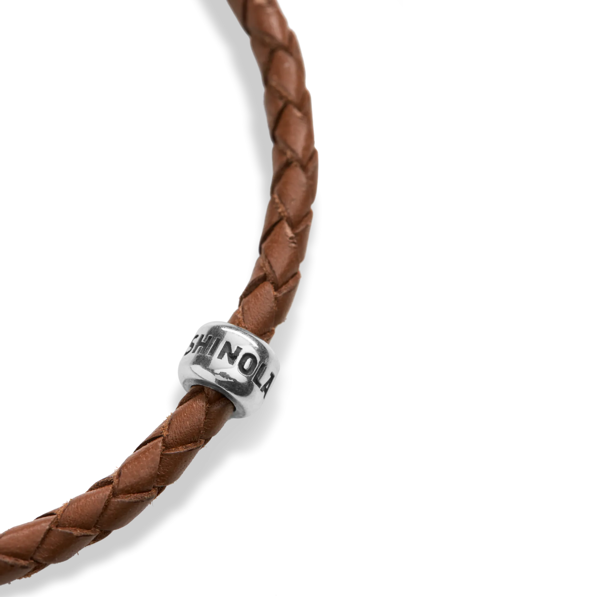 Single Wrap Woven Leather Bracelet