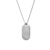 Tag Curb Chain Necklace